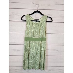 Express Women's Green Floral Sleeveless Mini Dress Vintage Y2K‎ Size S